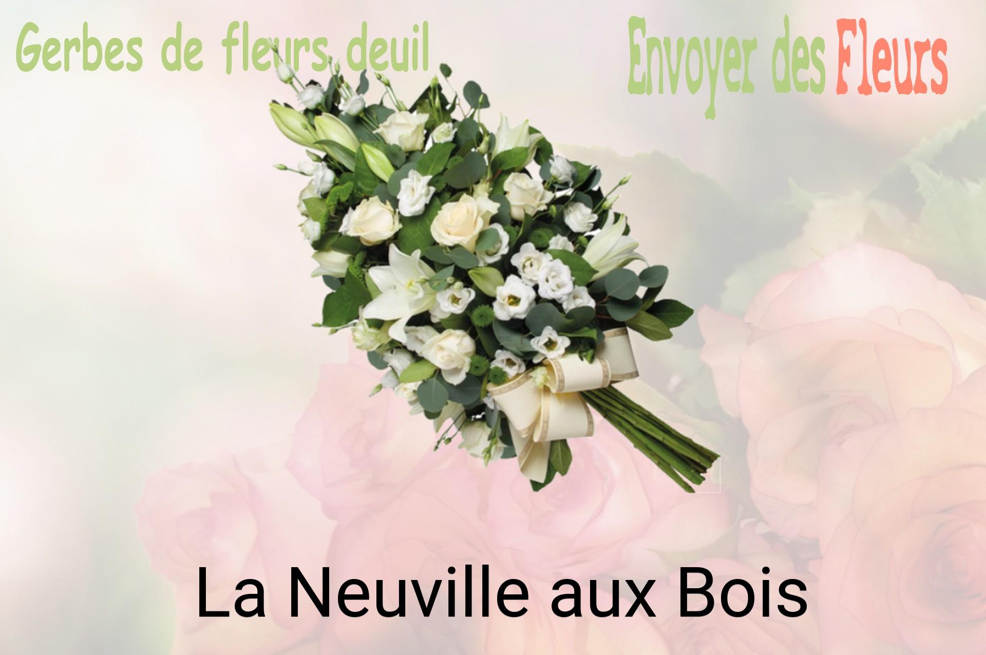 Gerbe de fleurs de deuil livrée à La Neuville-aux-Bois
